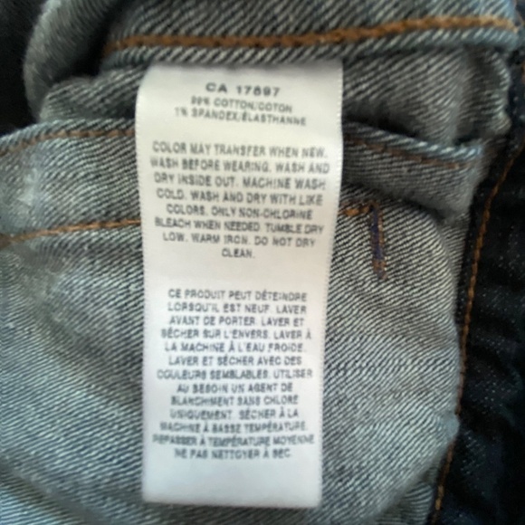 GUC Gap dark wash jean jacket size M - Picture 7 of 8